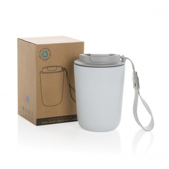 Вакуумная термокружка Cuppa из переработанной стали RCS, 380 мл фото 