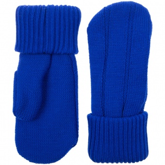 Варежки Knit Beat, синие фото 3