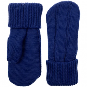 Варежки Knit Beat, темно-синие фото 2