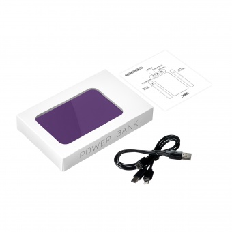 Внешний аккумулятор Elari 5000 mAh, фиолетовый фото 