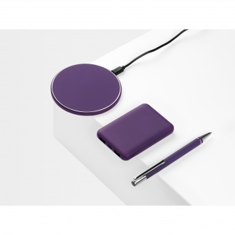 Внешний аккумулятор Elari 5000 mAh, фиолетовый фото 