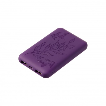 Внешний аккумулятор Elari 5000 mAh, фиолетовый фото 