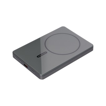 Внешний аккумулятор Onyx PD 5000mAh с функцией беспроводной зарядки 15W, серый фото 