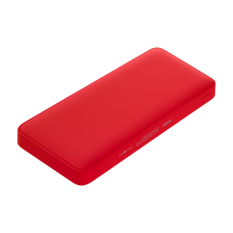 Внешний аккумулятор с подсветкой Ancor Plus 10000 mAh, красный фото 