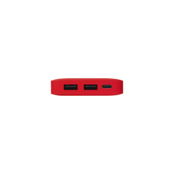 Внешний аккумулятор с подсветкой Ancor Plus 10000 mAh, красный фото 