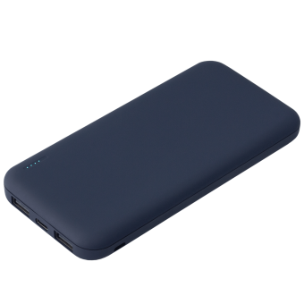 Внешний аккумулятор с подсветкой Luce 10000 mAh, синий фото 