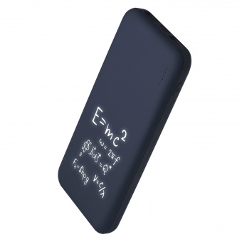 Внешний аккумулятор с подсветкой Luce 10000 mAh, синий фото 
