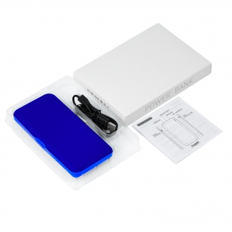 Внешний аккумулятор с подсветкой Luce Ultramarine 10000 mAh, ярко-синий фото 