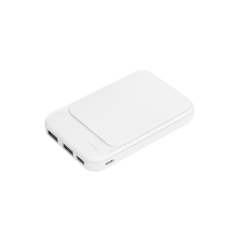 Внешний аккумулятор с подсветкой, Starlight PB, 5000 mAh, белый фото 