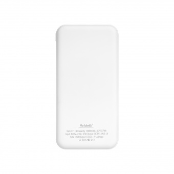 Внешний аккумулятор с подсветкой Starlight Plus PB 10000 mAh, белый фото 