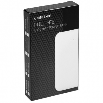 Внешний аккумулятор Uniscend Full Feel 5000 мАч, белый фото 