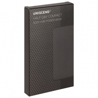 Внешний аккумулятор Uniscend Half Day Compact 5000 мAч, черный фото 