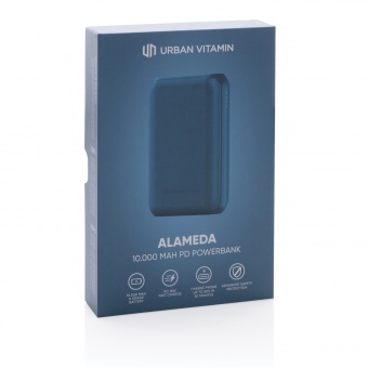 Внешний аккумулятор Urban Vitamin Alameda с быстрой зарядкой PD, 18 Вт, 10000 мАч фото 