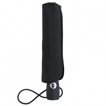Зонт складной AOC, черный фото 