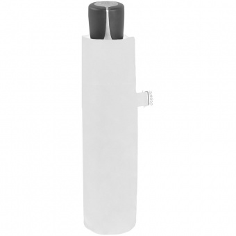 Зонт складной Fiber Alu Light, белый фото 