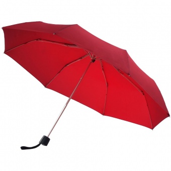 Зонт складной Fiber Alu Light, красный фото 