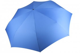 Зонт складной Fiber, ярко-синий фото 