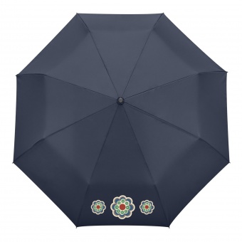 Зонт складной Nord, синий фото 