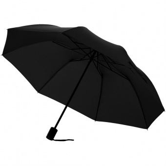 Зонт складной Rain Spell, черный фото 