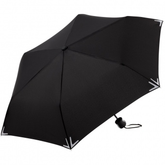 Зонт складной Safebrella, черный фото 
