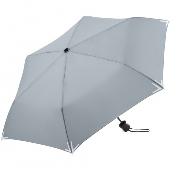 Зонт складной Safebrella, серый фото 