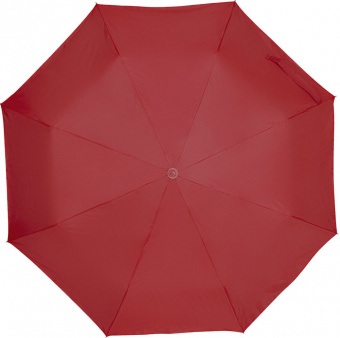 Зонт складной Silverlake, бордовый с серебристым фото 