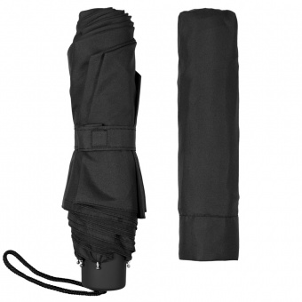 Зонт складной Unit Light, черный фото 