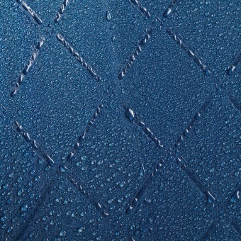 Зонт-трость Magic с проявляющимся рисунком в клетку, темно-синий фото 