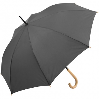 Зонт-трость OkoBrella, серый фото 