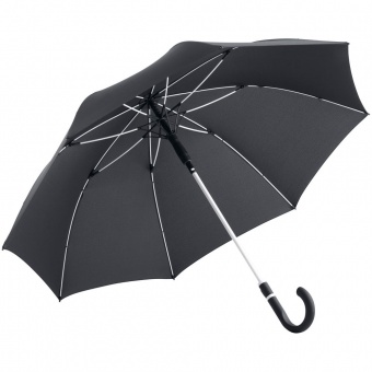 Зонт-трость с цветными спицами Color Style, белый фото 
