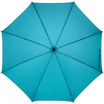 Зонт-трость Undercolor с цветными спицами, бирюзовый фото 