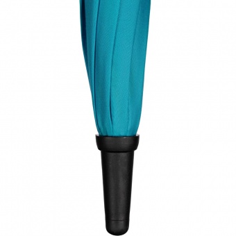 Зонт-трость Undercolor с цветными спицами, бирюзовый фото 