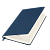 Ежедневник Alpha BtoBook недатированный, синий (без резинки, без упаковки, без стикера)