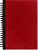 Ежедневник Notera Maxi, недатированный, красный