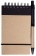 Блокнот на кольцах Eco Note с ручкой, черный фото 4