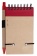 Блокнот на кольцах Eco Note с ручкой, красный фото 5