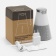Bluetooth-колонка с беспроводной зарядкой и подсветкой Cone Sonance, серая фото 8