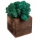 Декоративная композиция GreenBox Fire Cube, бирюзовый фото 1