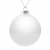 Елочный шар Finery Gloss, 10 см, глянцевый белый фото 1