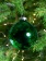 Елочный шар Finery Gloss, 10 см, глянцевый зеленый фото 2
