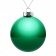Елочный шар Finery Gloss, 10 см, глянцевый зеленый фото 6
