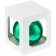 Елочный шар Finery Gloss, 10 см, глянцевый зеленый фото 7