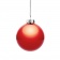 Елочный шар Finery Gloss, 8 см, глянцевый красный фото 5