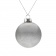 Елочный шар Finery Gloss, 8 см, глянцевый серебристый с глиттером фото 6