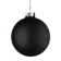 Елочный шар Finery Matt, 10 см, матовый черный фото 7