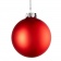 Елочный шар Finery Matt, 10 см, матовый красный фото 3