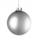 Елочный шар Finery Matt, 10 см, матовый серебристый фото 4