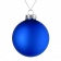 Елочный шар Finery Matt, 10 см, матовый синий фото 2