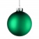 Елочный шар Finery Matt, 10 см, матовый зеленый фото 6