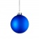 Елочный шар Finery Matt, 8 см, матовый синий фото 2